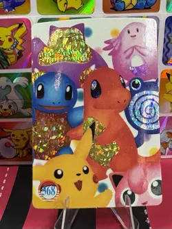 Pokemon Sticker Rare Vintage Vending Machine Holo prism Nintendo 2000 Bandai - Image 4