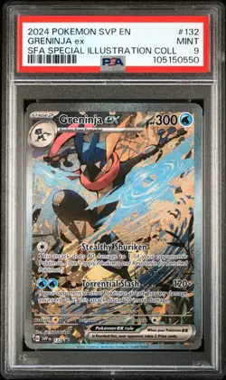 PSA 9 Greninja ex 132 SVP SFA Special Illustration Rare - Pokemon TCG - Image 1