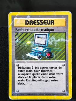Carte Pokemon Recherche Informatique 71/102 Rare Set De Base Wizards FR - Image 2