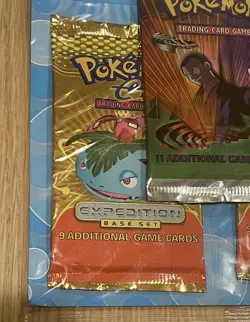 Pokemon Expedition Base Blister Booster Set 3 Packs Gym Challenge 2002 WOTC - Image 2