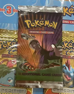Pokemon Expedition Base Blister Booster Set 3 Packs Gym Challenge 2002 WOTC - Image 4