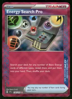 Energy Search Pro 176/191 ACE SPEC Rare Holo NM Pokemon SV08: Surging Sparks - Image 1