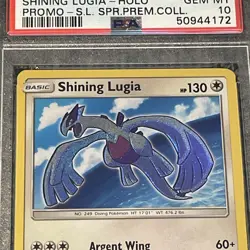 2017 Pokemon SM Shining Lugia SM82 PSA 10 - Image 3