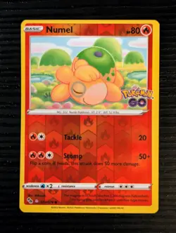 Numel (Peelable Ditto) 013/078 [Pokemon GO] Reverse Holo - Pokemon TCG - NM - Image 1