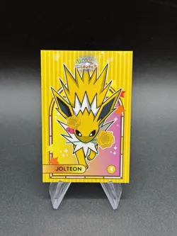 Pokemon Lets Go Eevee Database Jolteon Window Cracked Ice Holo Peru US Seller - Image 1