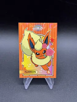 Pokemon Lets Go Eevee Database Flareon Window Cracked Ice Holo Peru US Seller - Image 1