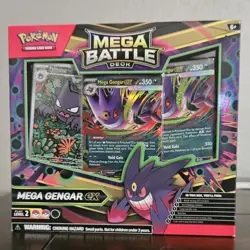 NEW SEALED Pokemon Mega Evolution Battle Deck Box GENGAR EX - Image 1