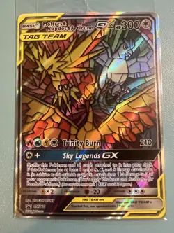 SEALED Moltres & Zapdos Articuno GX SM210 Black Star Promo 2019 Tag Team Pokemon - Image 1