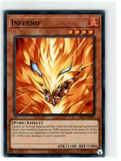 Yu-Gi-Oh! Inferno Common IOC-EN019 Lightly Played Unlimited - Image 1
