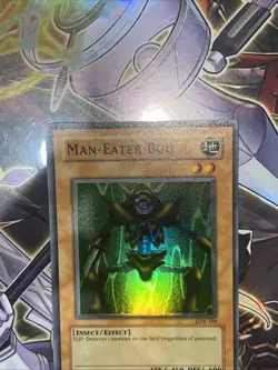 Yu-gi-oh Man Eater Bug Lob Misprint Foil Shift Lp - Image 4