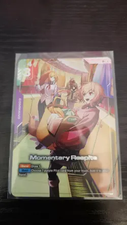 Gundam TCG Card Game Dual Impact GD02-112 R+ Momentary Respite Alt Art Rare NM - Image 2