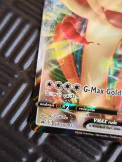 Meowth VMAX SWSH005 SWSH: Sword & Shield Promo Cards Holo LP - Image 3