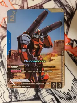 Guncannon (R+) - Edition Beta (GD01_b) Gundam Card Game TCG Foil Alt Art NEW - Image 1