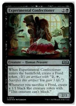 MTG Foil Experimental Confectioner - Wilds of Eldraine Lightly Played English - Image 1