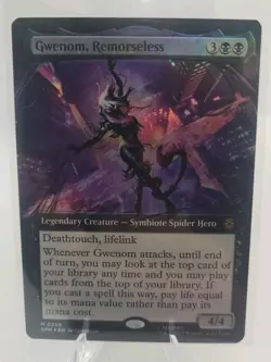 Gwenom, Remorseless (Extended Art) Marvel's Spider-Man Foil NM MTG - Image 1