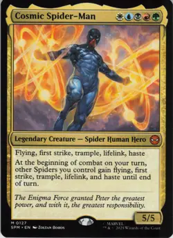 Cosmic Spider-Man M Marvel's Spider-Man 127 NM Normal MTG - Image 1