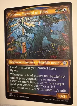 Tatyova, Steward of Tides (Showcase) Dominaria United NM MTG MAGIC - Image 1