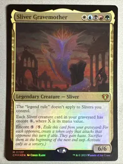MTG / Sliver Gravemother / CMM / #707 / FOIL / Mythic / NM - Image 1
