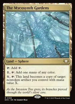 x1 The Mycosynth Gardens R MTG Commander: Edge of Eternities M/NM, English - Image 1