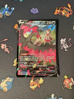 Pokemon Cards Galarian Moltres V TG20/TG30 Secret Rare Astral Radiance - (NM) - Image 1