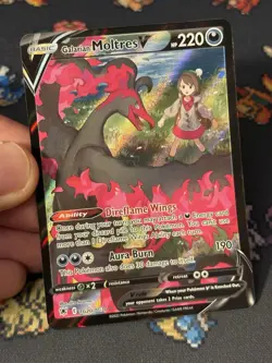 Pokemon Cards Galarian Moltres V TG20/TG30 Secret Rare Astral Radiance - (NM) - Image 2