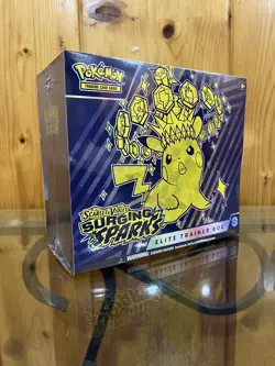 Pokemon Scarlet & Violet Surging Sparks Sealed Elite Trainer Box ETB - Image 1