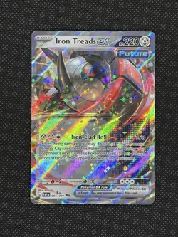 Pokemon TCG IRON TREADS EX 066/091 Double Rare SV Paldean Fates - Image 1