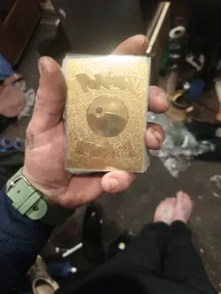 Charizard VMax Whirlpool Hellfire Gold Foil Fan Art Pokemon HP 586 - Image 2