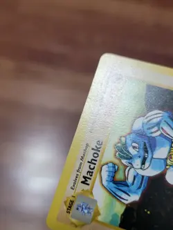 LP! Machoke 1st Edition Shadowless Pokemon TCG Base Set 34/102 Uncommon - Image 2