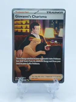 Giovanni's Charisma 204/165 - Scarlet & Violet Pokemon 151 - SIR - Pokemon - Image 1