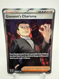 Pokemon 151 ENG Giovanni's Charisma 197/165 Sv: Scarlet & Violet 151 Full Art NM - Image 3