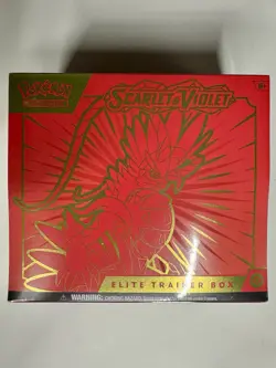 Pokemon TCG Scarlet & Violet Elite Trainer Box ETB Koraidon Brand New/sealed ✨ - Image 1