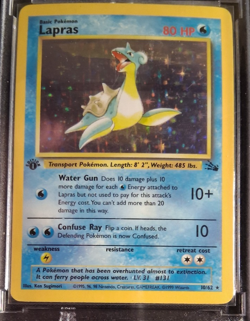 Lapras - 10/62 - HOLO - 1st EDITION - Fossil - Pokemon TCG - Image 1