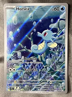 Horsea 067/064 Shrouded Fable Holo Illustration Rare Pokemon TCG - NM - Image 1