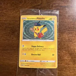 Pokemon TCG Pikachu Special Delivery Black Star Promo SWSH074 Sealed - Image 2