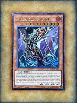 Yugioh Infernoid Onuncu SECE-EN019 Ultimate Rare 1st Ed LP - Image 1