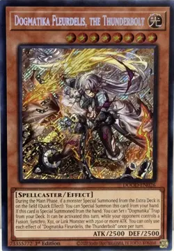 Yugioh! Dogmatika Fleurdelis, the Thunderbolt - DOOD-EN026 - Secret Rare - 1st E - Image 1