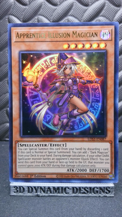 | Yugioh Apprentice Illusion Magician LDS3-EN087 1st Ultra Legendary PL 🔥 | - Image 1