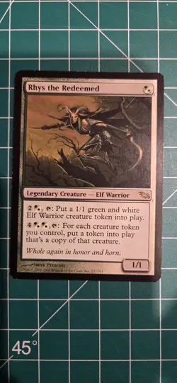 Rhys the Redeemed Shadowmoor Rare Magic the Gathering Card - Image 1