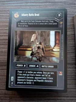 Star Wars CCG Theed Palace Common Complete Set, 40 Cards,Pack Fresh,NM+ - Image 4