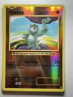 Machop 57/108 XY Evolutions 2016 Reverse Holo Foil Pokemon TCG Card - - Image 1