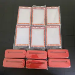 Lot Of 6 Pokemon Ultra Pro Magnetic Card Fire Proctector Case W/ Base Stand - Image 1