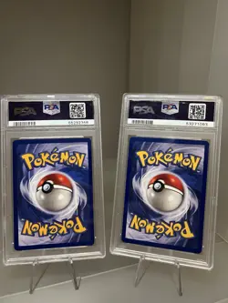 1999 Pokemon Game Abra & Kadabra Shadowless PSA Cards PSA 9 Wizards of The Coast - Image 2
