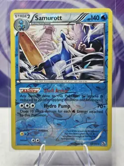 Samurott - Reverse Holo Rare 39/113 Legendary Treasures 2013 Pokemon Card - Image 1