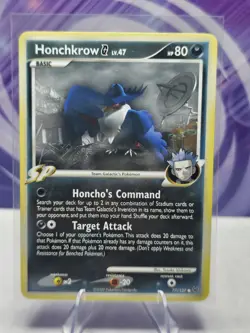 Honchkrow G 77/127 Common Platinum Pokemon Card - Image 1