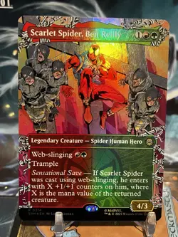 MTG | Scarlet Spider, Ben Reilly (0214 - Borderless) ✨FOIL✨ [Spiderman] - Image 1