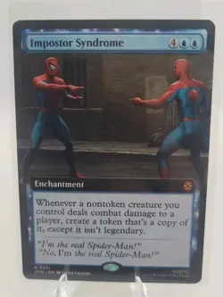 Spider-Man MTG Impostor Syndrome #251 Mythic Extended Borderless Regular NM - Image 1