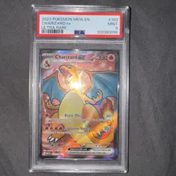 2023 Pokemon Scarlet and Violet 151#183 Charizard EX Ultra Rare PSA 9 - Image 1