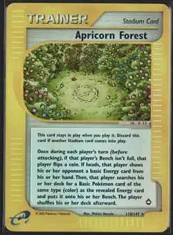LP+ Apricorn Forest | Reverse Holo Rare | Pokemon Aquapolis 118/147 e-Reader - Image 1