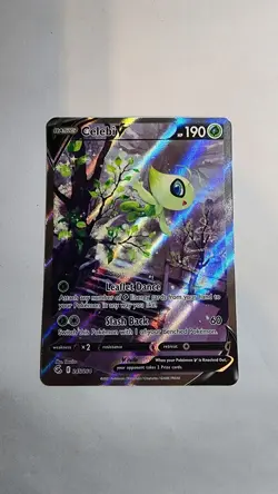 Celebi V - 245/264 Fusion Strike Alternate Art Pokemon - NM/Pack Fresh - Image 1